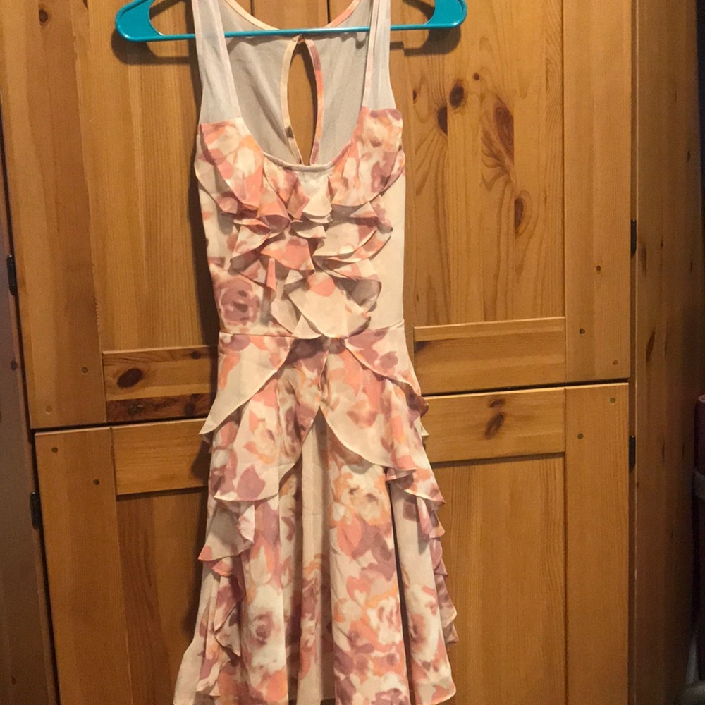 Floral nude/peach dress